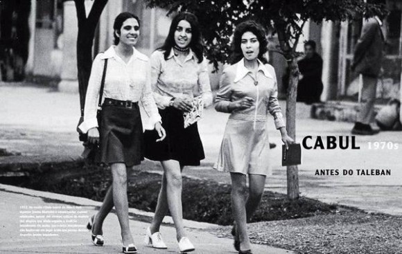 Afghan women in the 1970s before the CIA-led intervention.