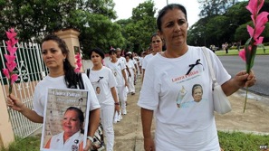 Imagen de una marcha de las Damas de Blanco en Cuba, EFE.