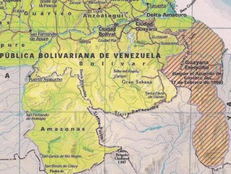 mapa guyana