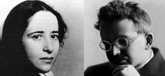 Hannah Arendt y Walter Benjamin