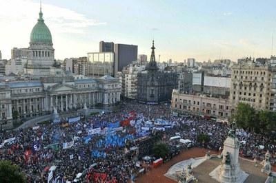 Agência Télam buenosaires manifestacion