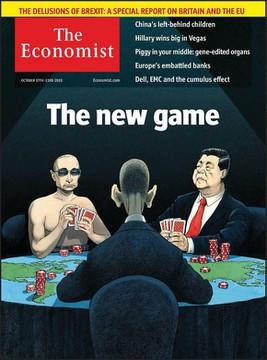 China e Rússia desafiam a hegemonia americana na capa da revista inglesa  china rusia juego