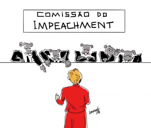  comisao do impeachment caricatura   bdf