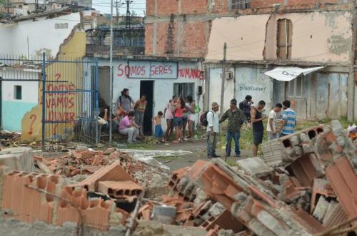 Desigualdade profunda: demolição da favela do Metrô Mangueira, no Rio de Janeiro. Foto: Tânia Rêgo / Agência Brasil  desigualdad brasil