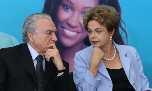 Dilma e Temer: a aliança acabou   Foto: Lula Marques / Agência PT dilma temer