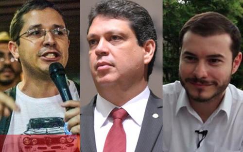 Alencar, Macedo e Medeiros: debate sobre a estratégia para reconquistar a democracia  Reprodução / Divulgação energia das