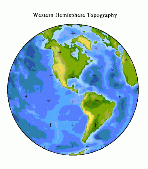  hemisferio occidental mapa