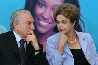 Michel Temer e Dilma Rousseff: as intenções dele são claras Michel Temer e Dilma