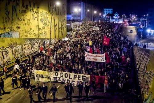 Foto: Mídia Ninja jornada protesta