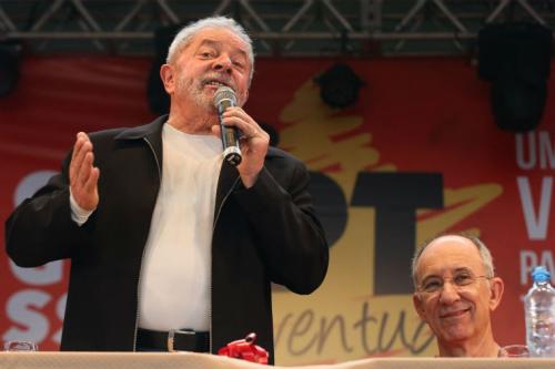  Lula e Rui Falcão, o presidente do PT, em novembro: o ex presidente é alvo da imprensa lula cut