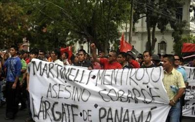 Foto: Prensa.com manofestacio contra matinelli la prensa