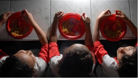 Foto: Marcello Casal Jr/ABr ninos comiendo