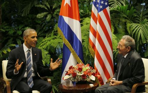 Raúl Castro recebe Barack Obama   Cuba Debate/Fotos Públicas  obama cuba raul castro