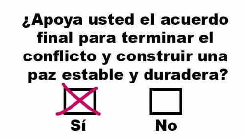  pregunta si paz colombia