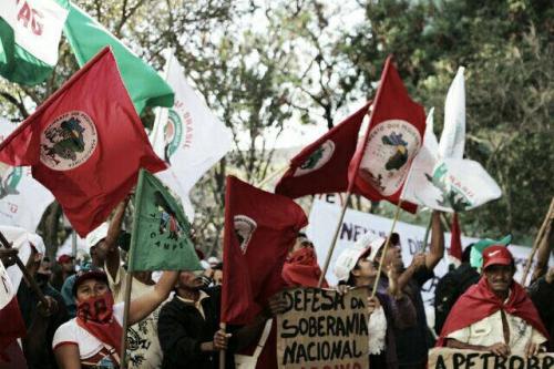 Foto: Mobilização em Brasília (DF), principal local dos protestos / Bruno Pilon primero